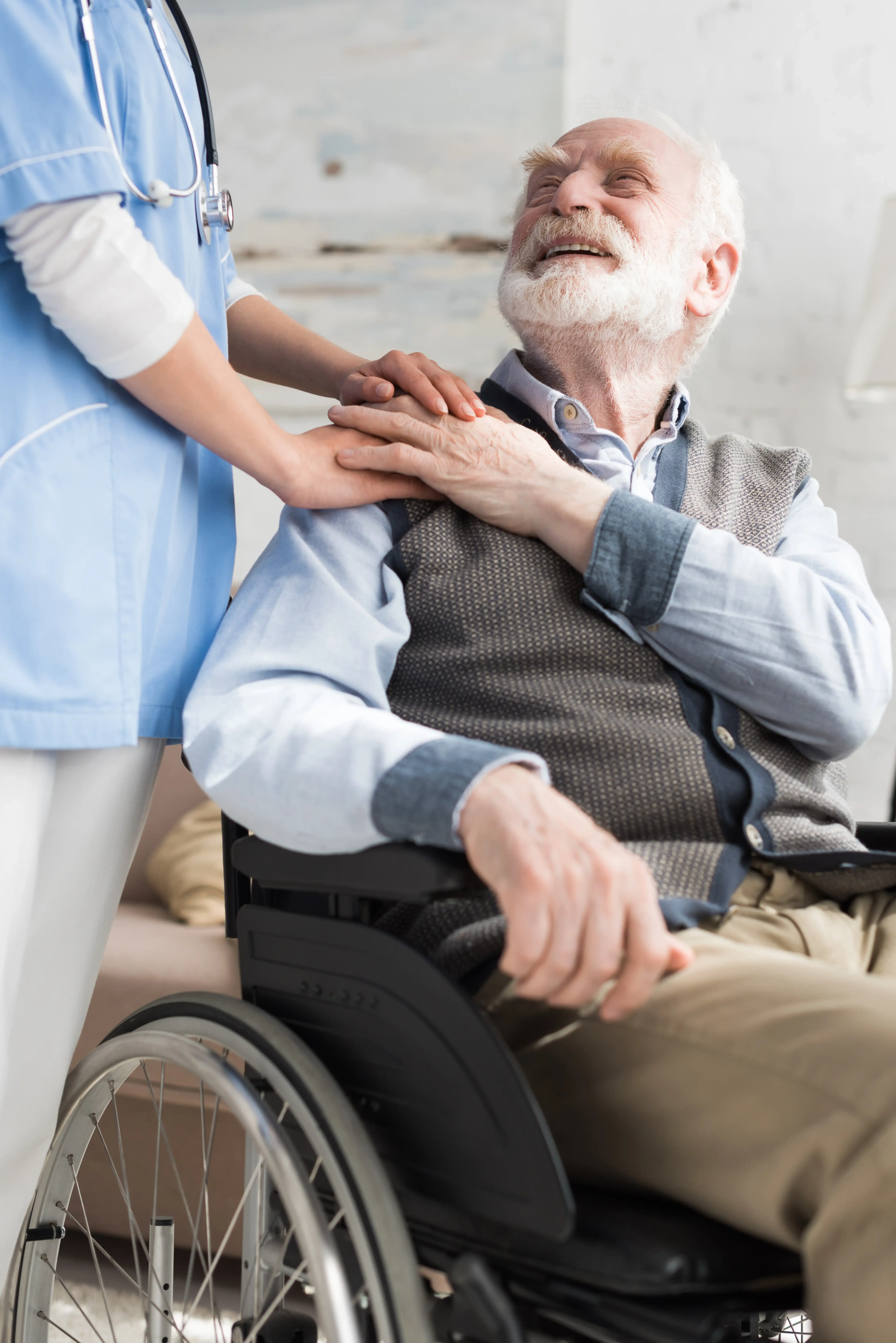 Comfortable common area in a senior living community